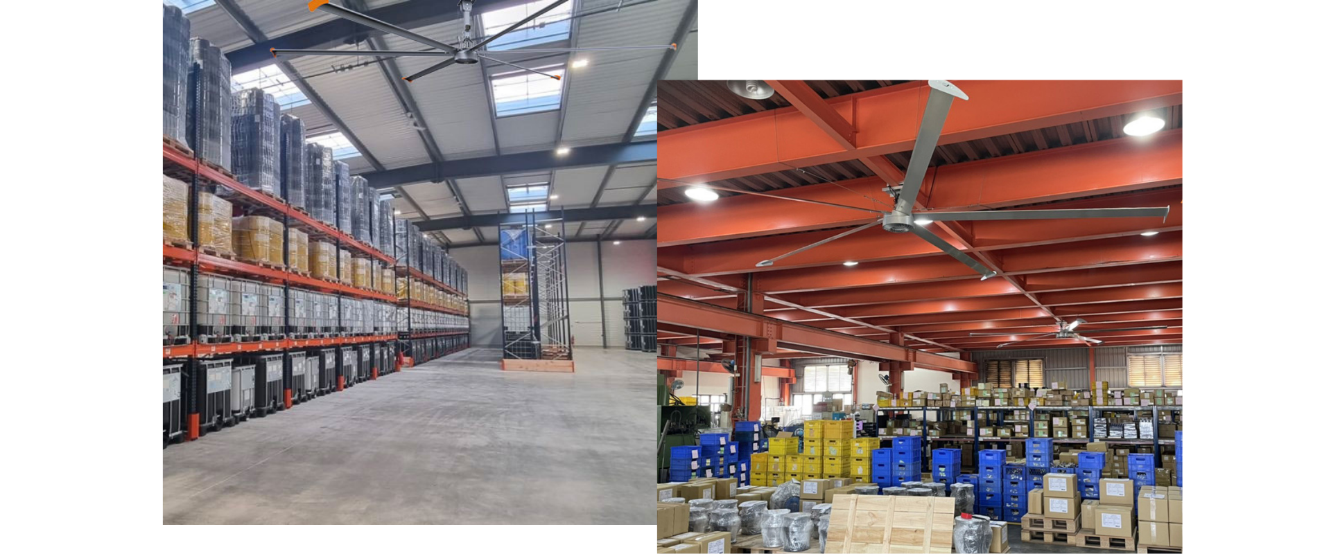 Entornos adecuados para ventiladores industriales grandes